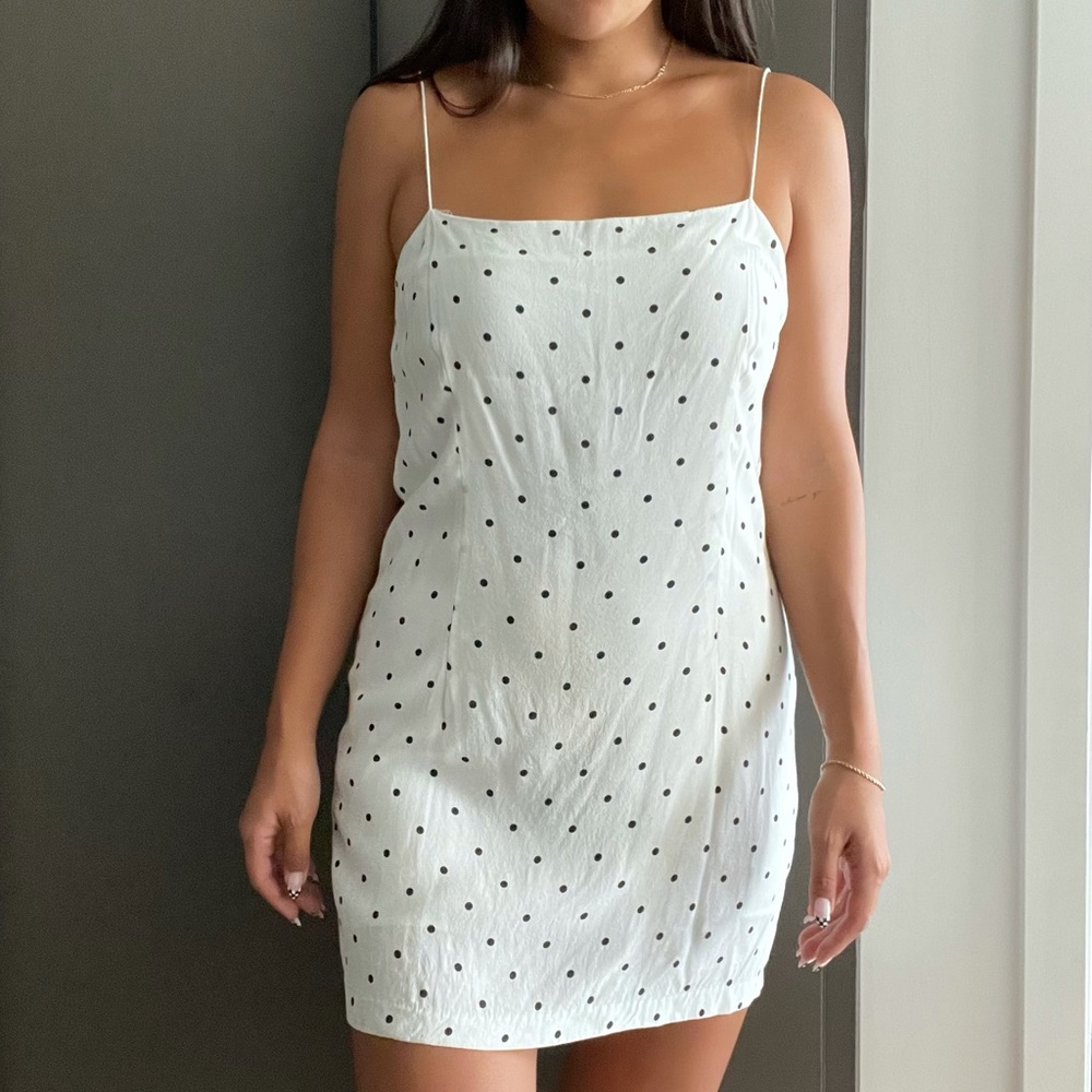 Reference Polka Dot Mini Dress